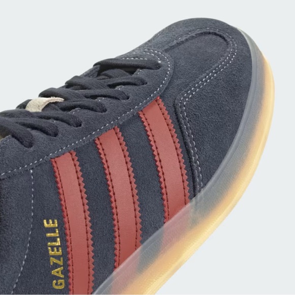 Adidas Gazelle Indoor (colors: Legend Ink / Preloved Ruby / Wonder White) - Picture 13 of 14